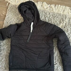 Lululemon Dynamic Black Quilted Hoodie